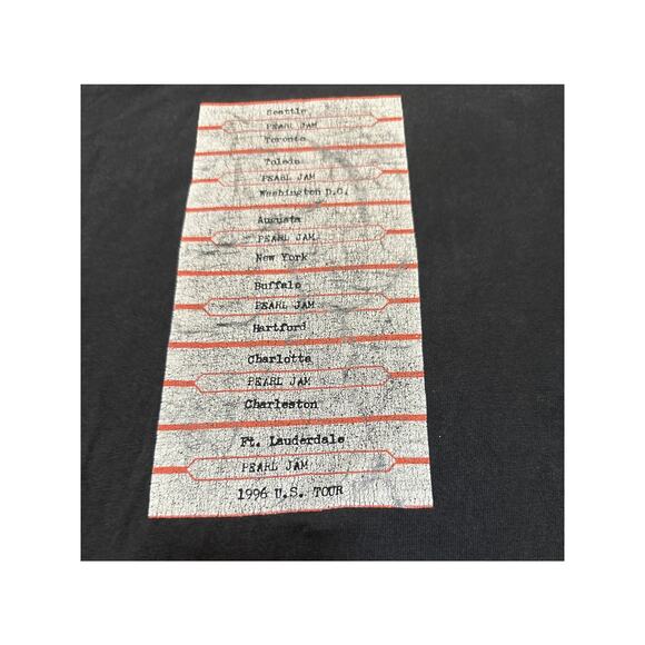 Vintage 1996 Pearl Jam No Code Tour Graphic Tee Shirt M/L? **flawed** - Picture 4 of 10